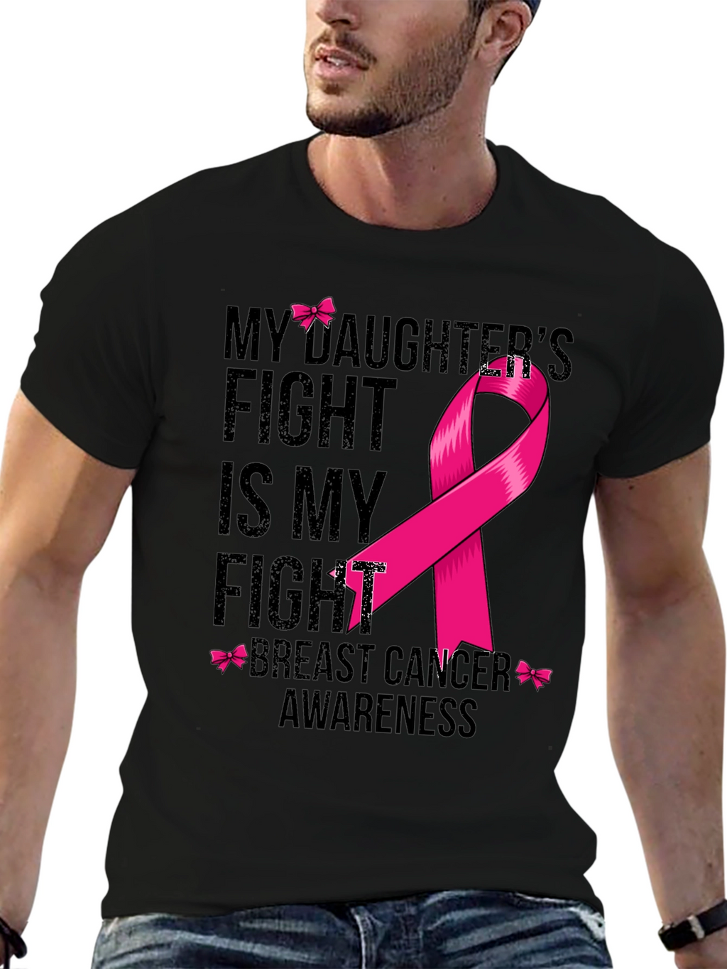 Breast Cancer Awareness T-Shirt - My Daughters Fight