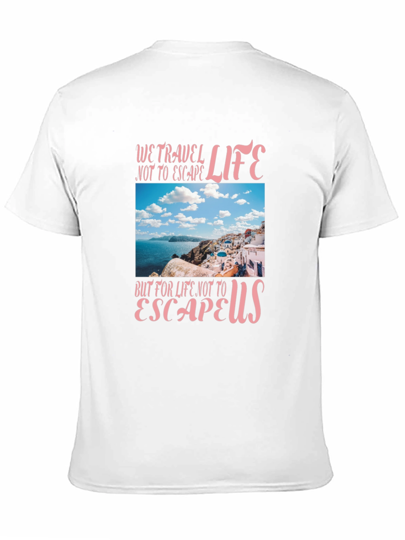 Travel Life Graphic T-Shirt - Black
