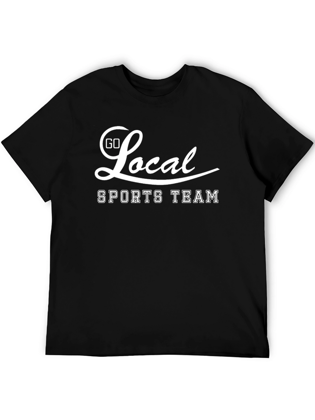 Go Local Sports Team Graphic T-Shirt - Black