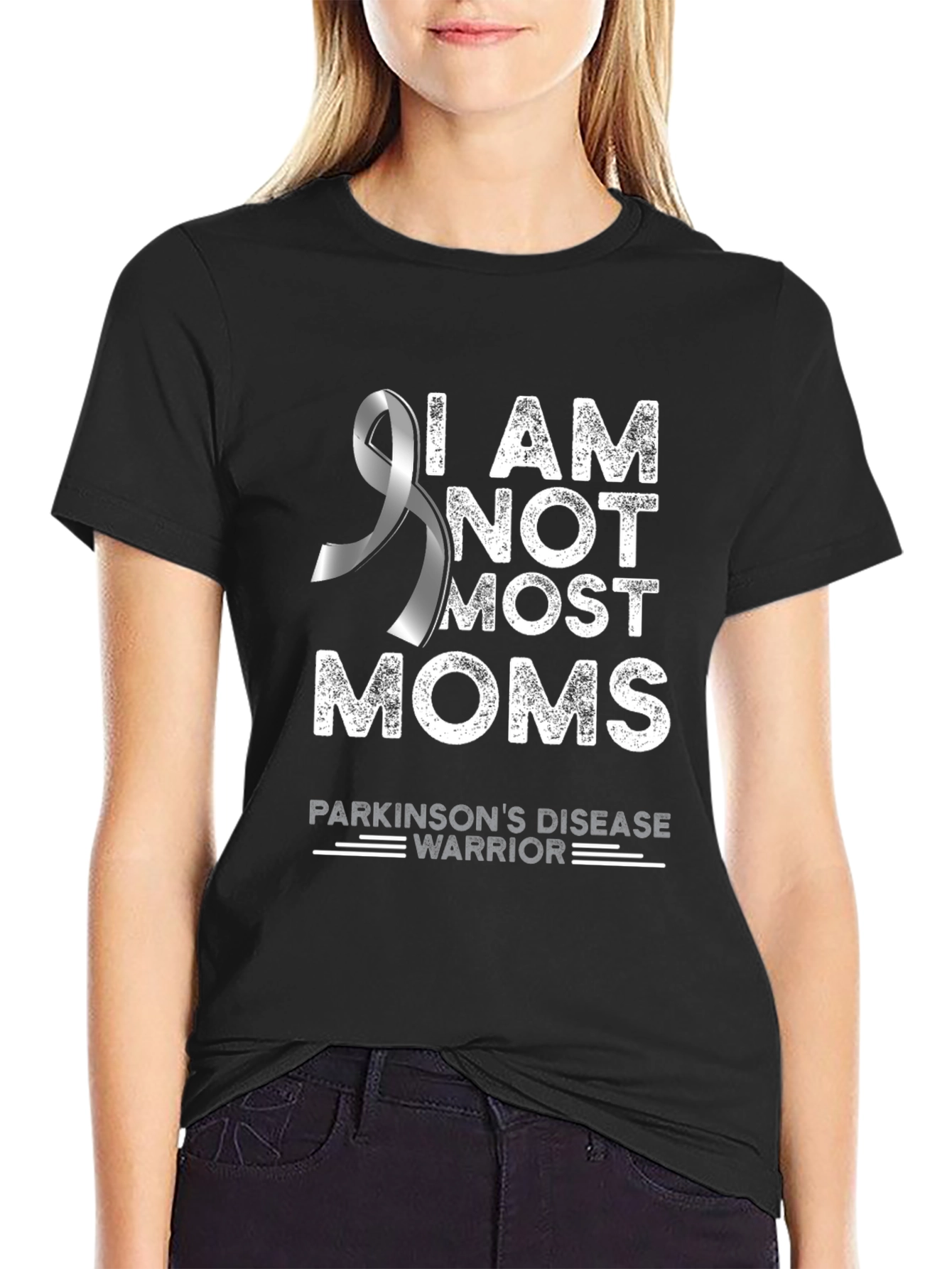 Parkinsons Disease Awareness T-Shirt - I AM NOT MOST MOMS