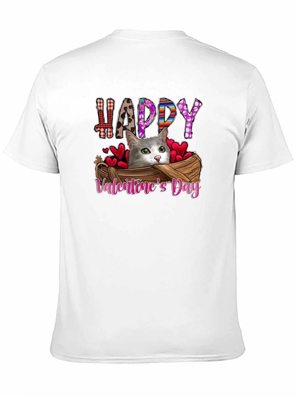 Happy Valentines Day Cat T-Shirt