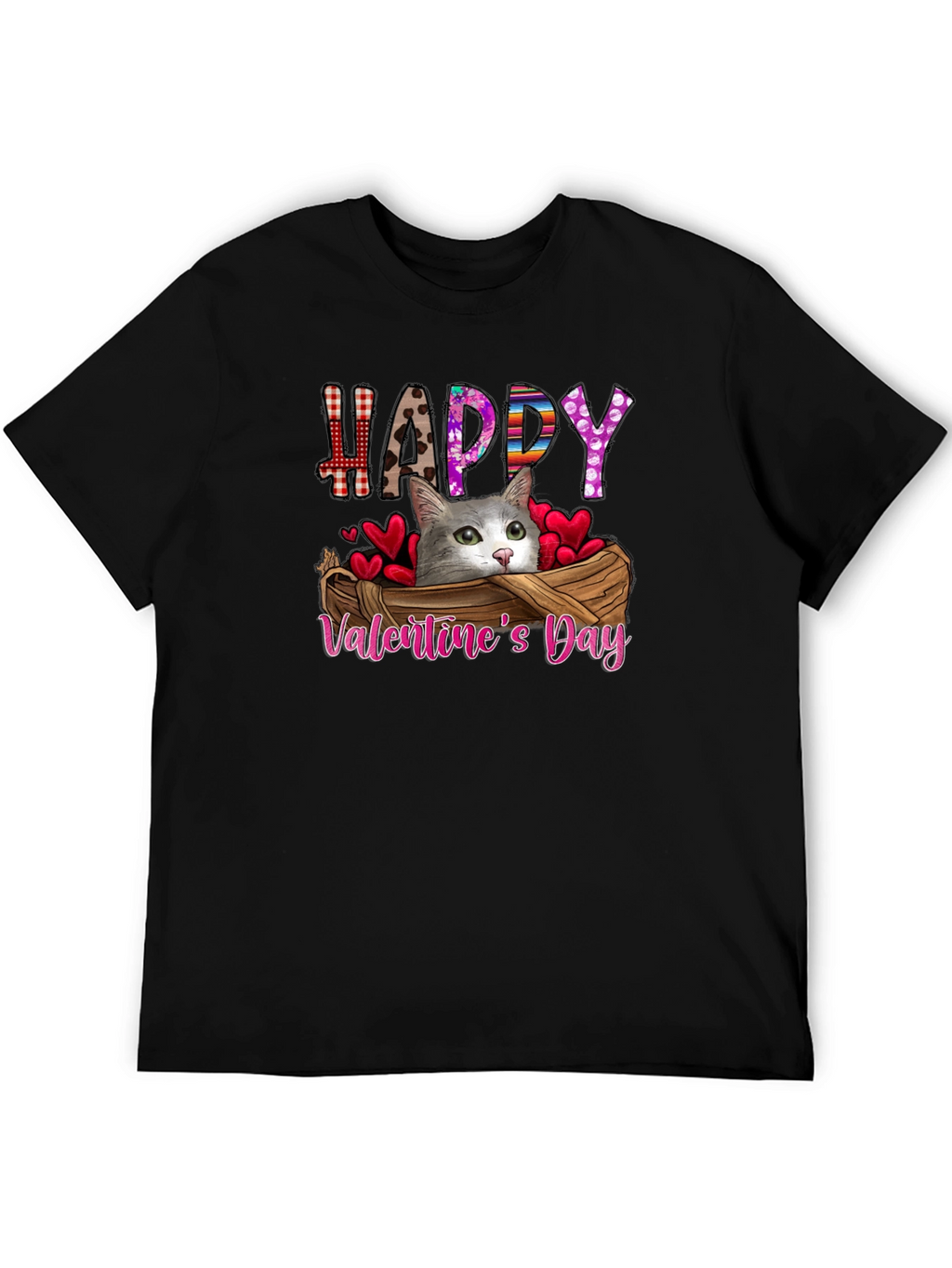 Happy Valentines Day Cat T-Shirt