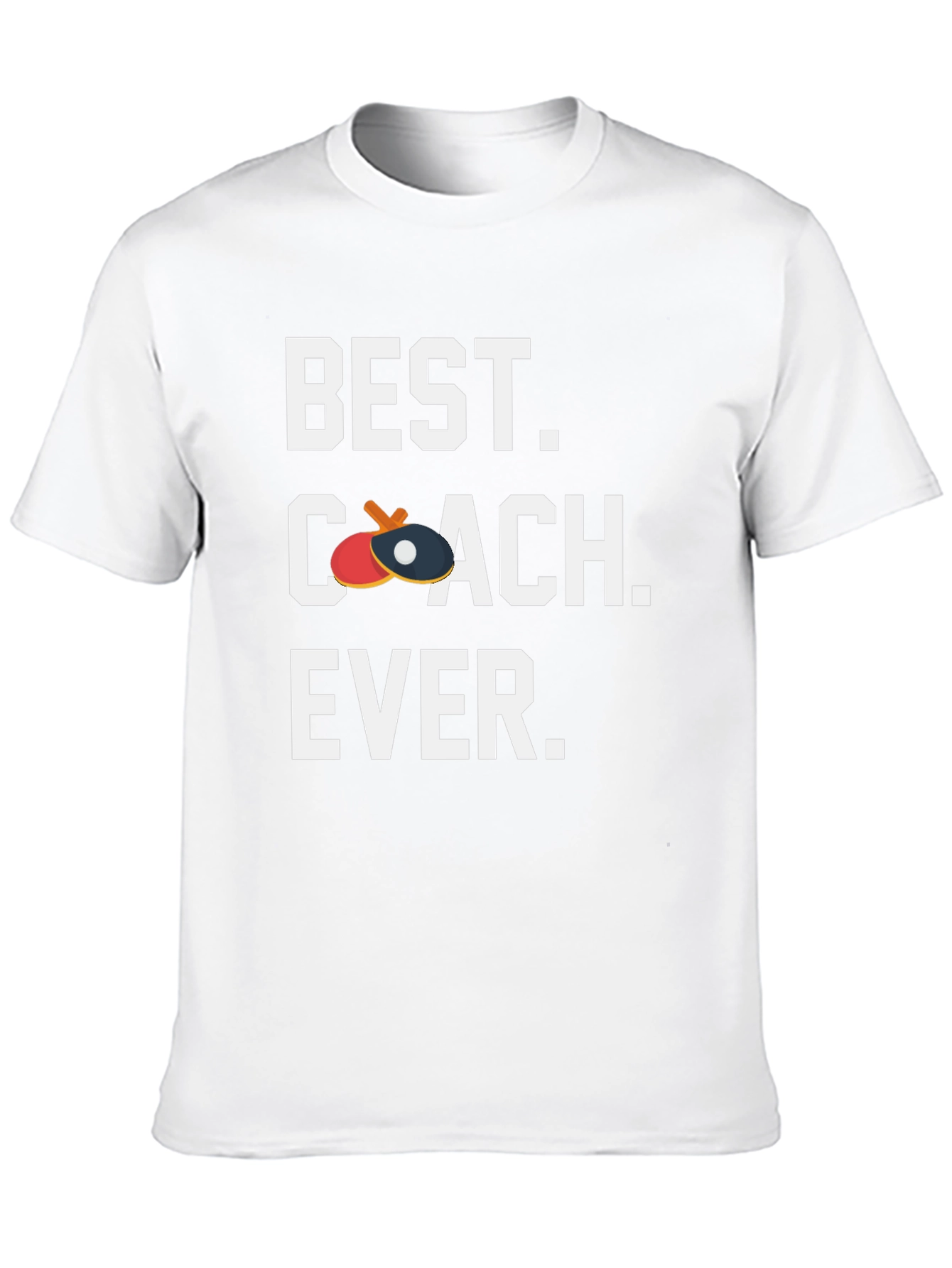 Best Coach Ever T-Shirt - Table Tennis Ping Pong