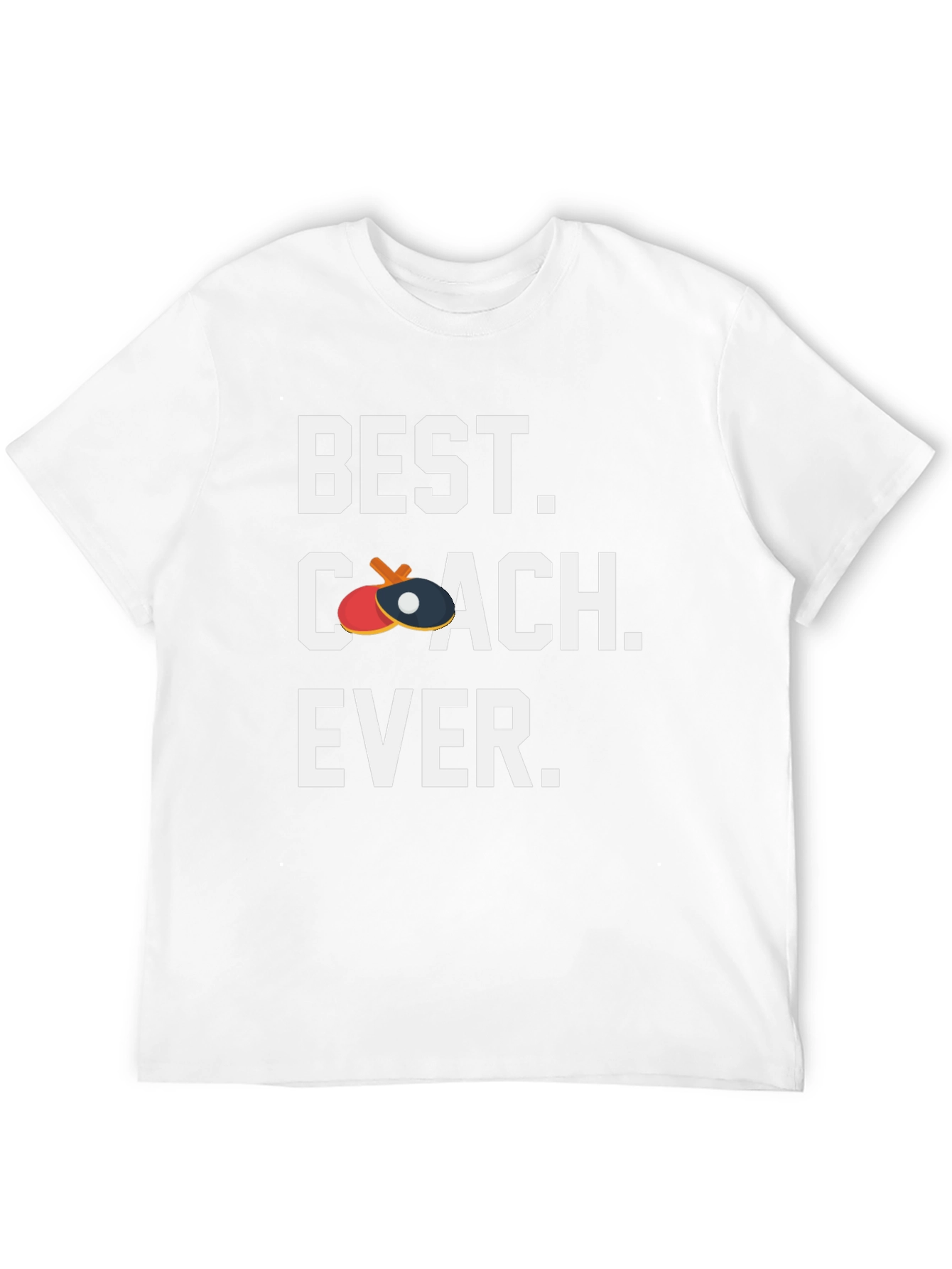 Best Coach Ever T-Shirt - Table Tennis Ping Pong
