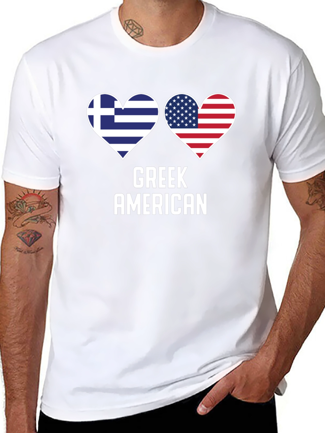 Greek American Pride T-Shirt