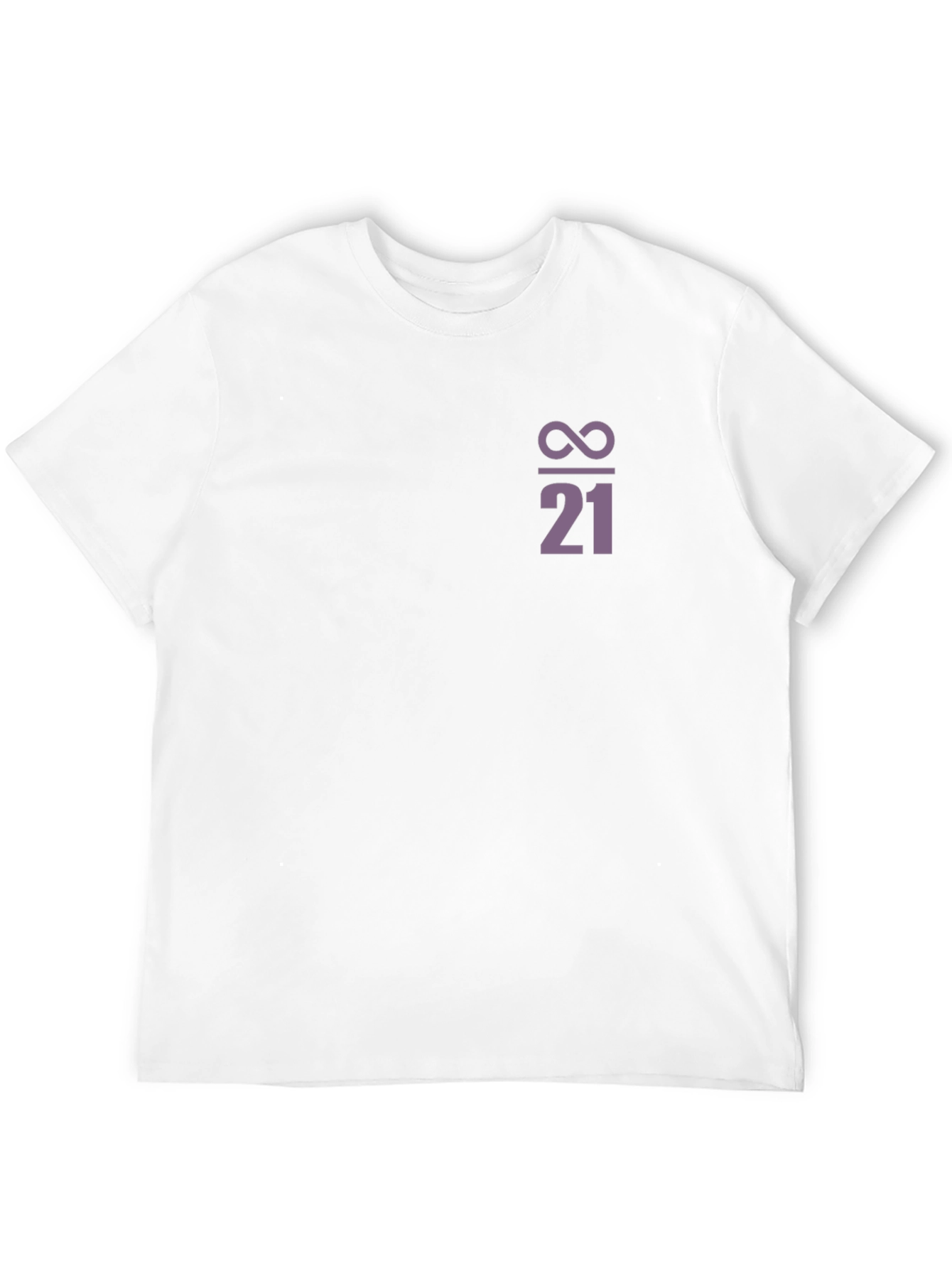 Infinity Divided By 21 Graphic Black T-Shirt