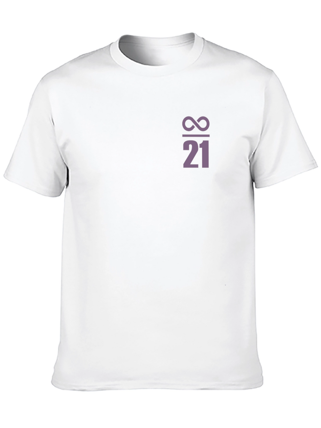 Infinity Divided By 21 Graphic Black T-Shirt