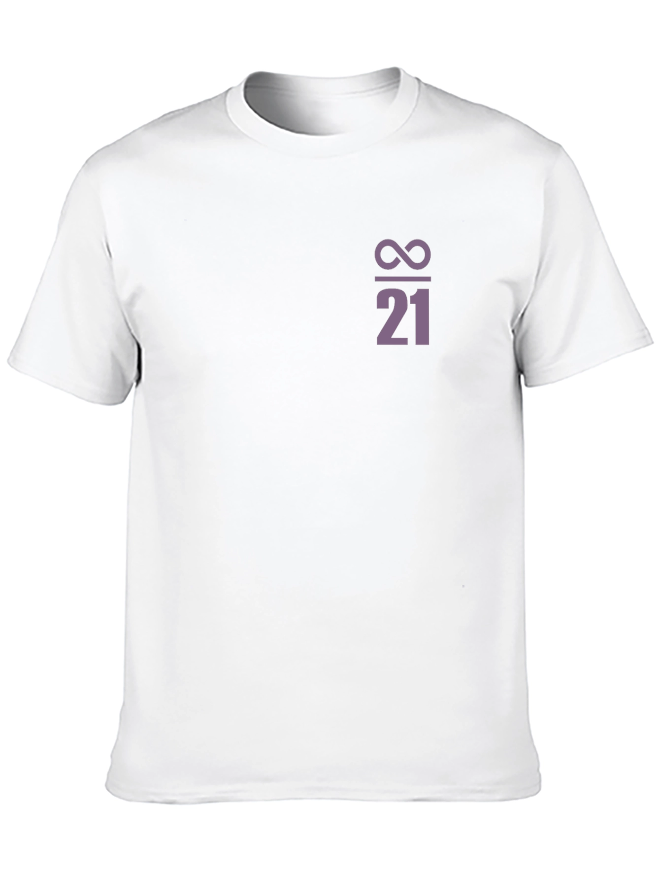 Infinity Divided By 21 Graphic Black T-Shirt