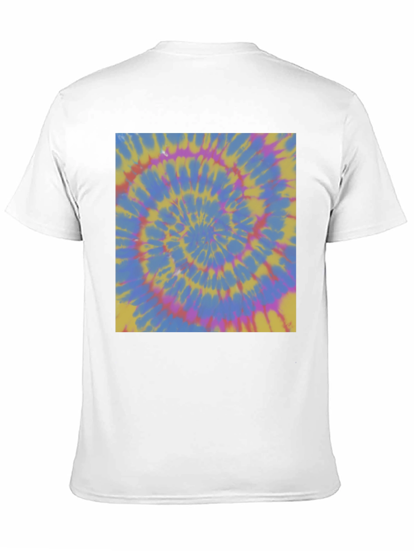 Retro Tie-Dye Spiral Graphic Tee - Unisex