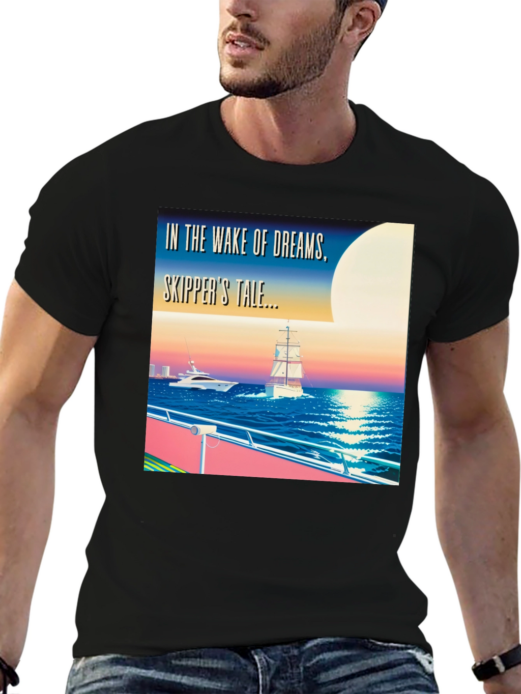 Skippers Tale T-Shirt - Dreamy Nautical Design