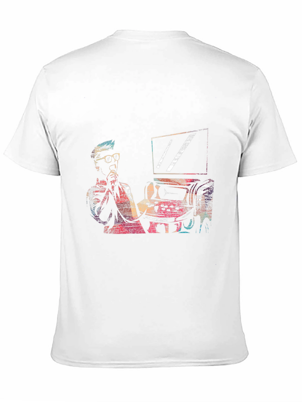 Retro Gamer Graphic Tee - Black Cotton T-Shirt