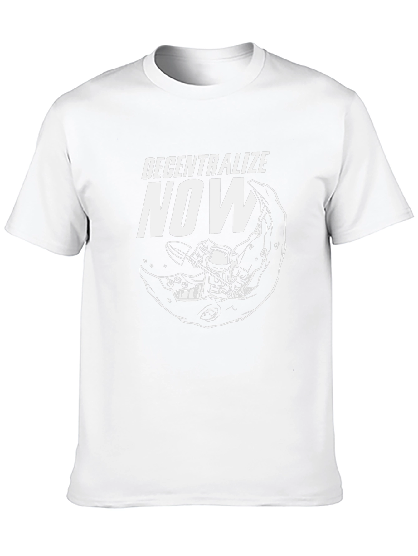 Decentralize Now Black Graphic Tee