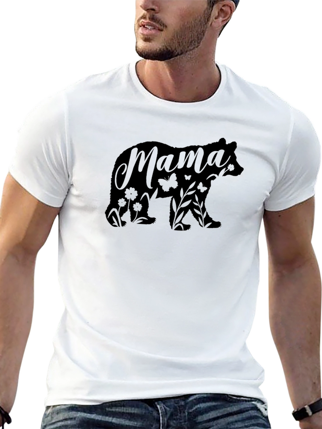Mama Bear Graphic T-Shirt - Stylish Mom Apparel
