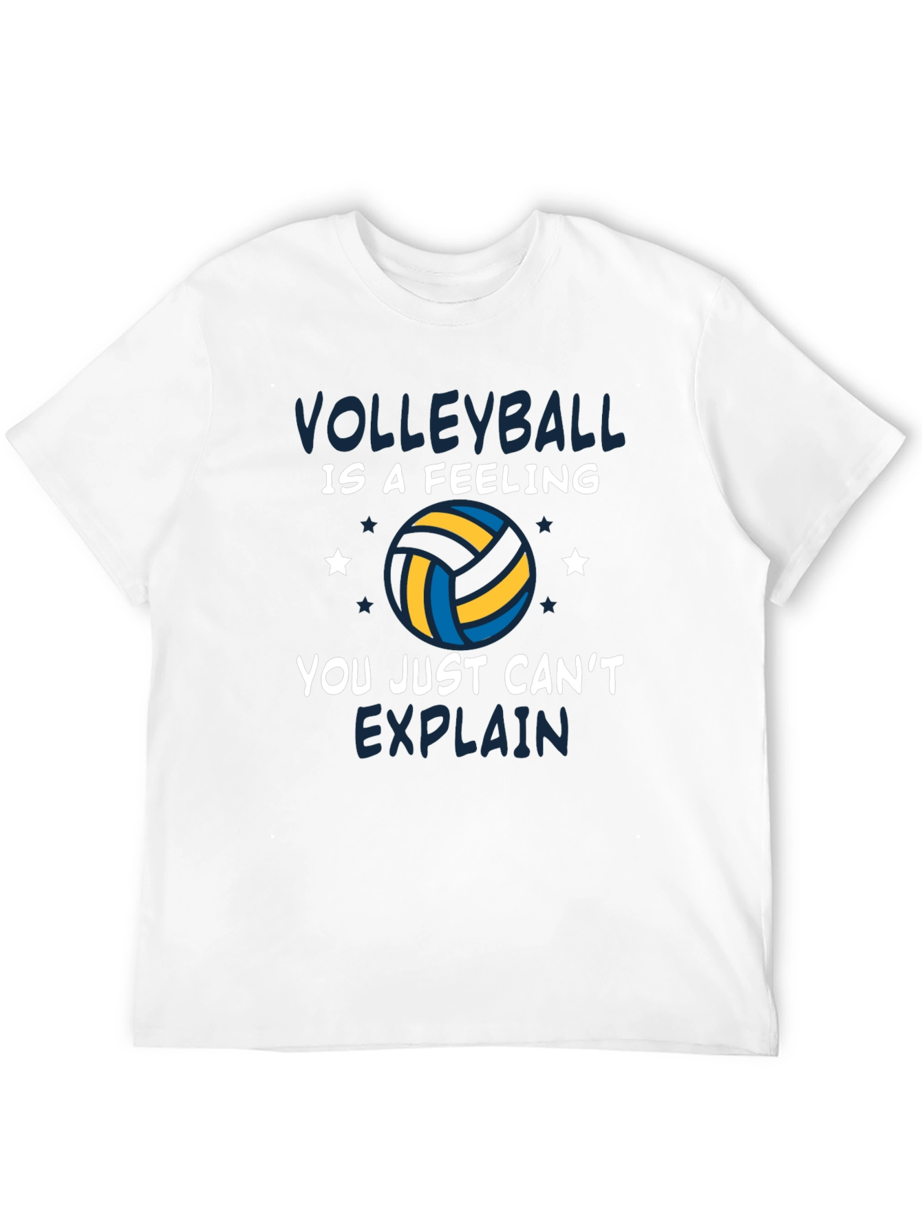 Volleyball Is A Feeling Graphic T-Shirt