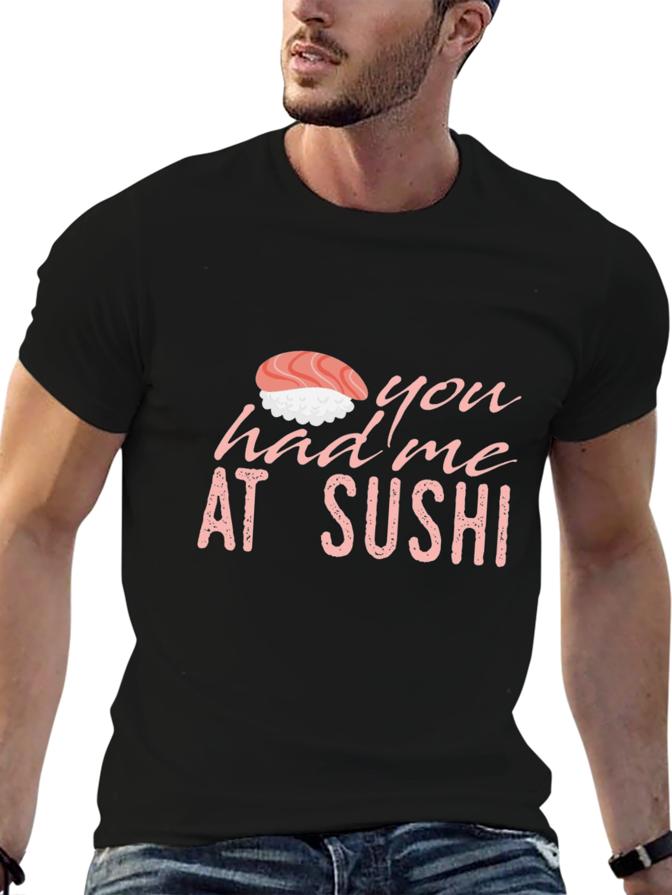 Sushi Lover Graphic Tee - You Had Me at Sushi