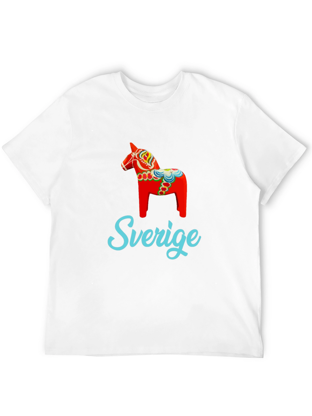 Sweden Dala Horse Graphic T-Shirt