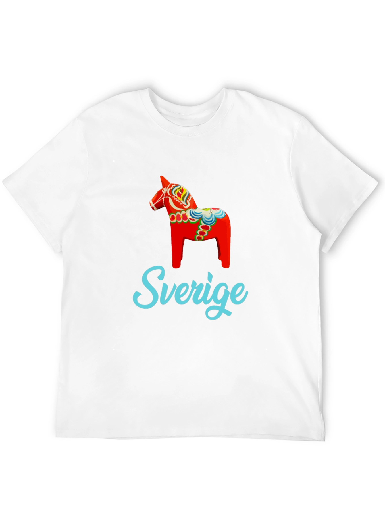Sweden Dala Horse Graphic T-Shirt