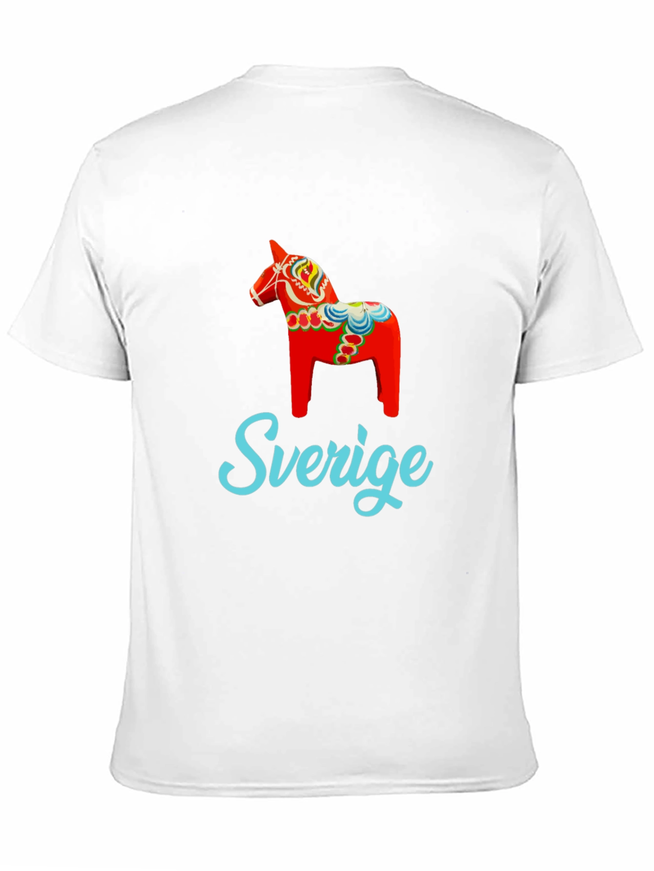 Sweden Dala Horse Graphic T-Shirt