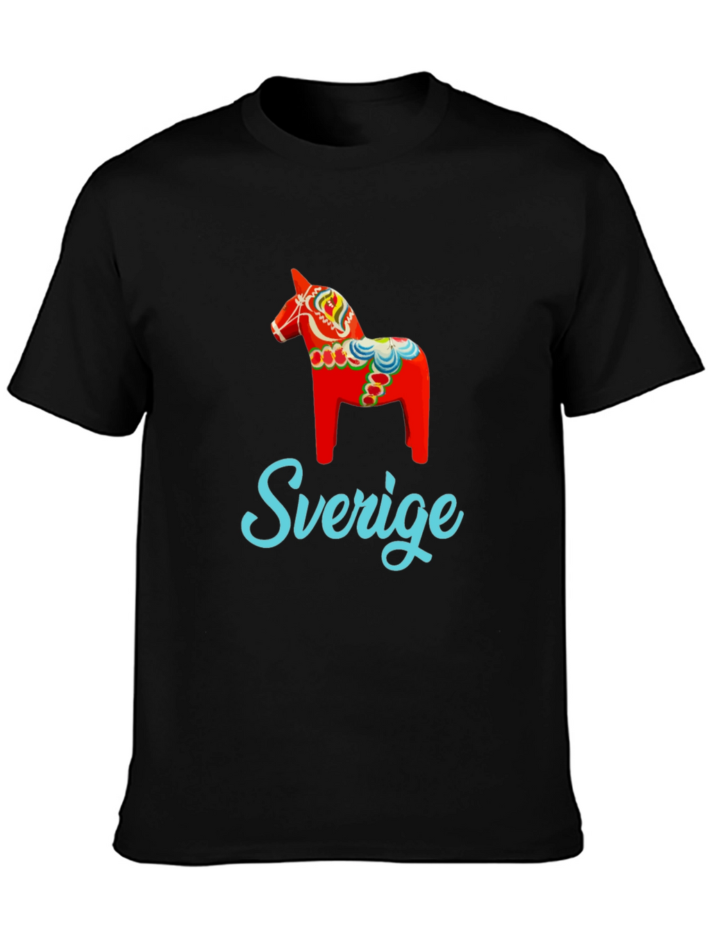 Sweden Dala Horse Graphic T-Shirt