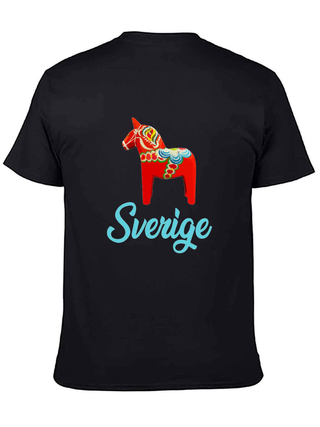 Sweden Dala Horse Graphic T-Shirt