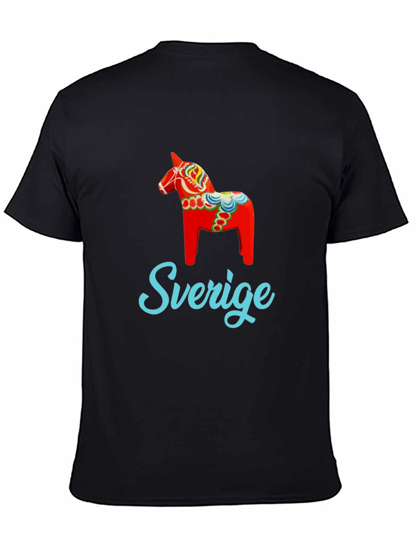 Sweden Dala Horse Graphic T-Shirt