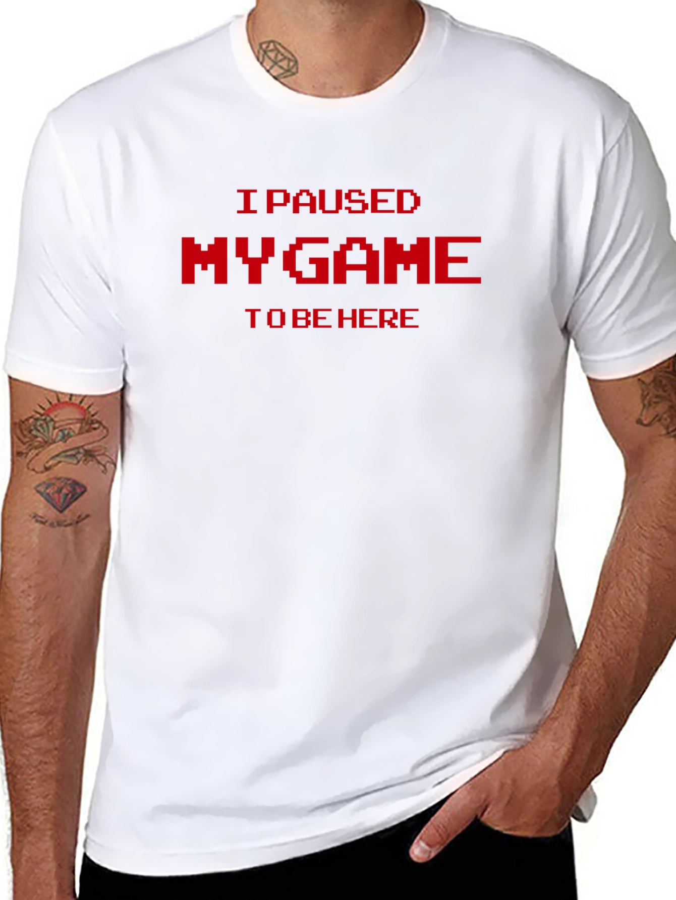 I Paused My Game T-Shirt - Gamer Tee