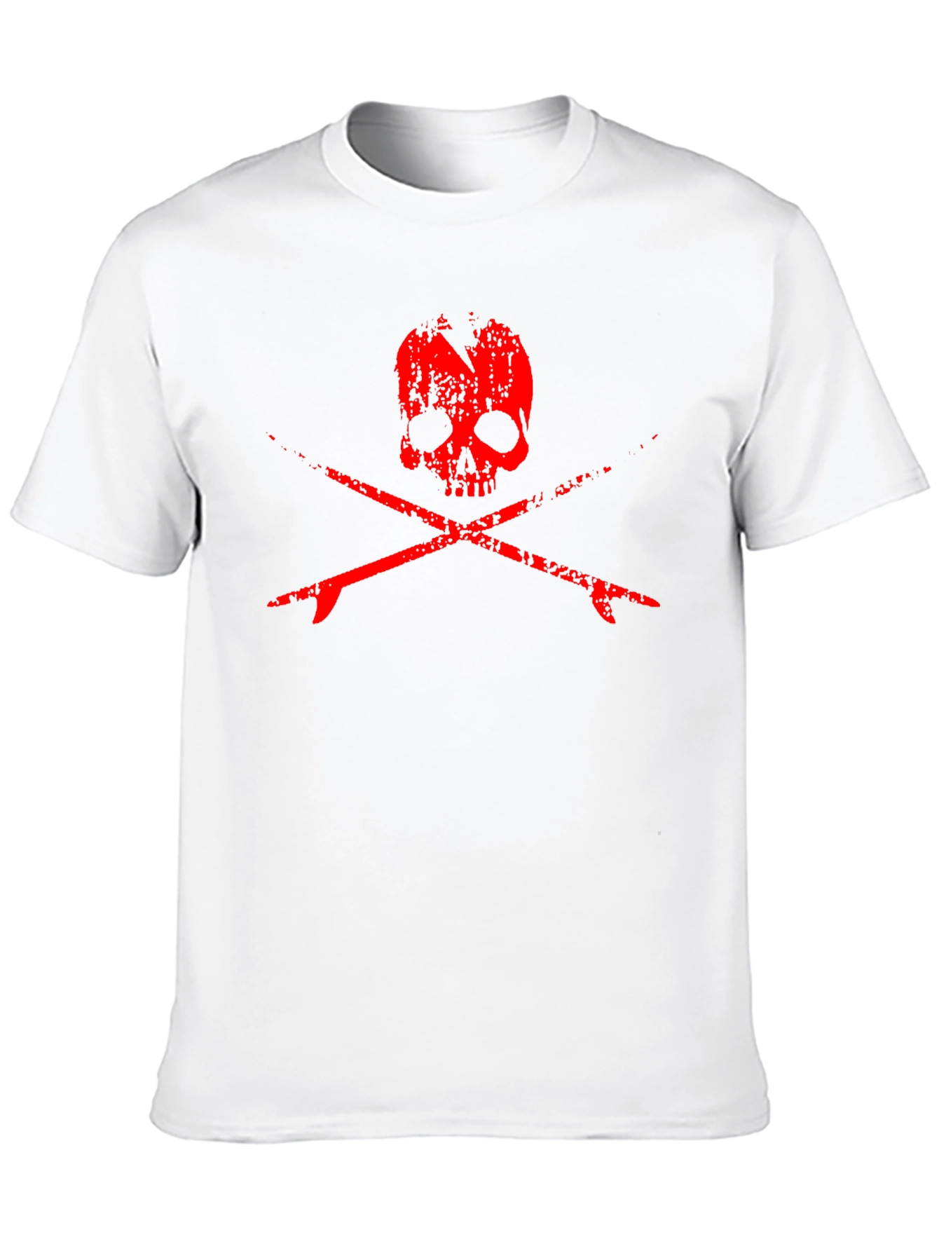 Skull & Surfboards Graphic T-Shirt