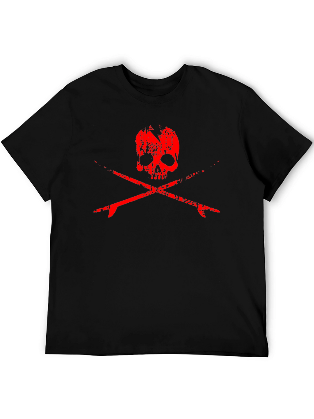 Skull & Surfboards Graphic T-Shirt