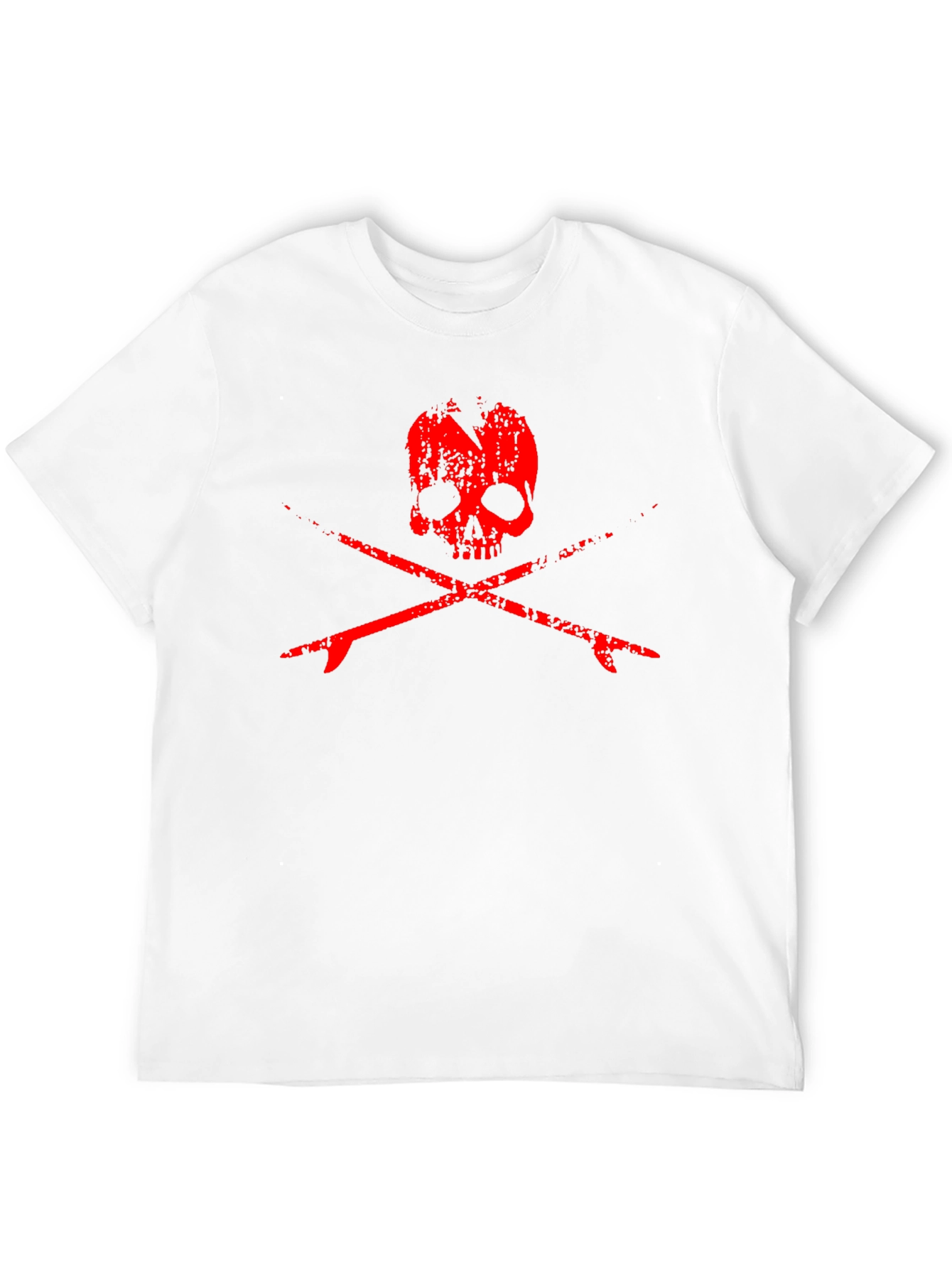 Skull & Surfboards Graphic T-Shirt
