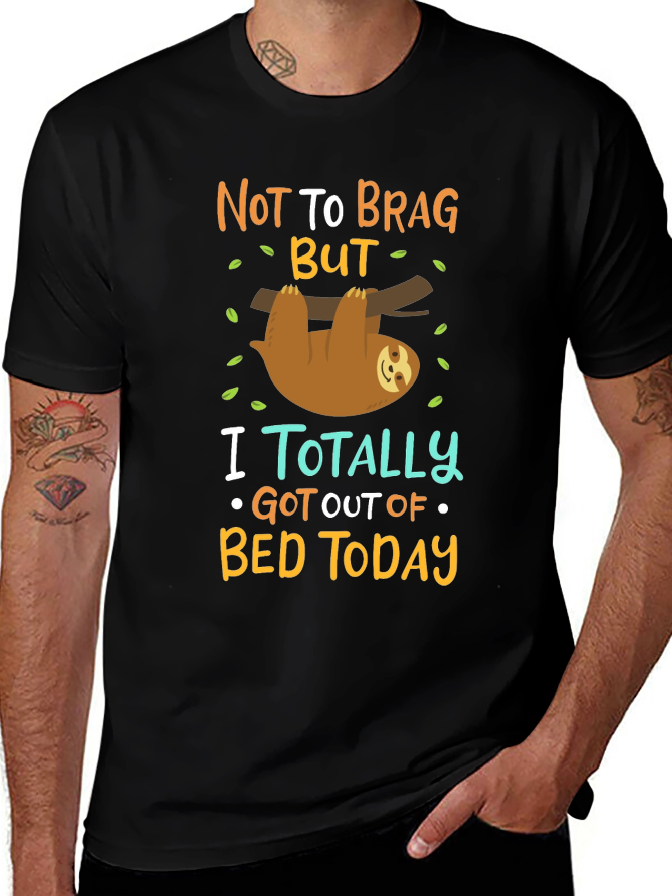 Funny Sloth T-Shirt: Not To Brag But...