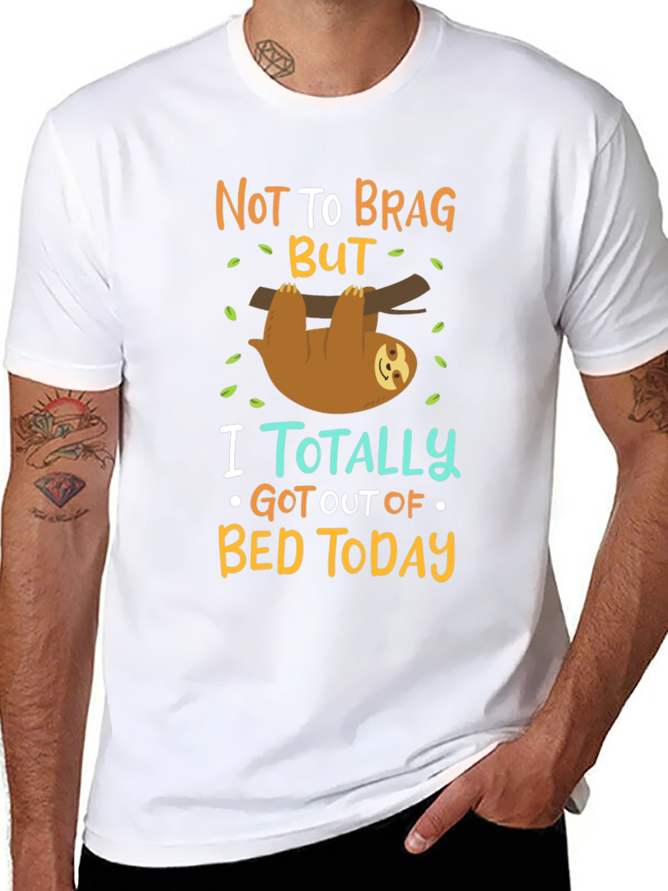 Funny Sloth T-Shirt: Not To Brag But...