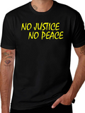 No Justice No Peace T-Shirt Protest BLM