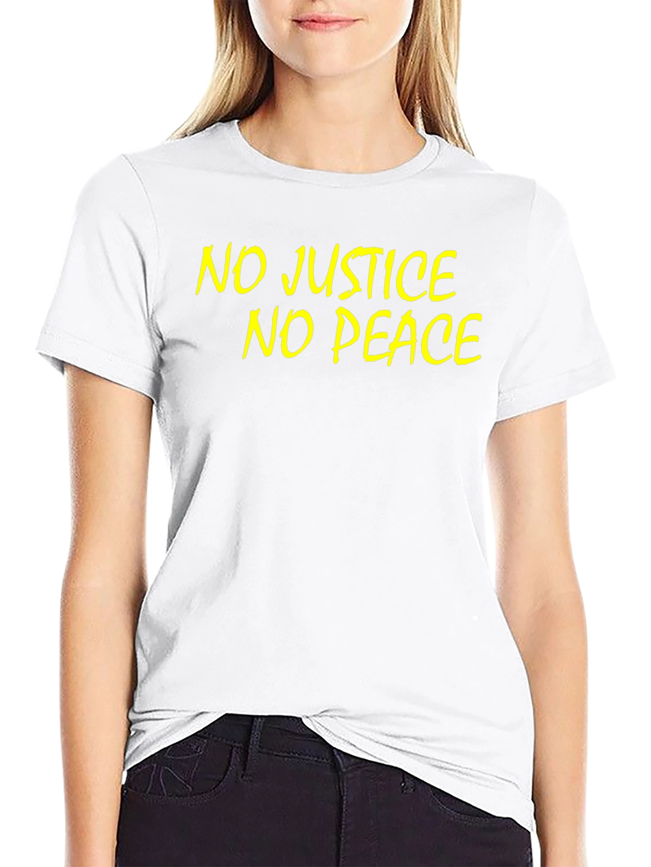 No Justice No Peace T-Shirt Protest BLM
