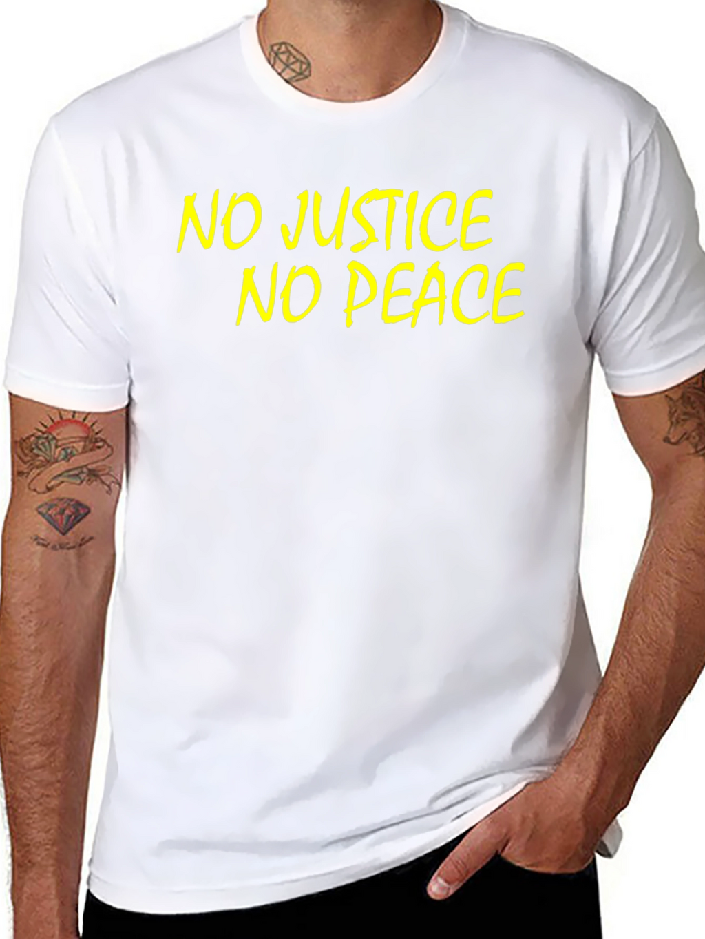 No Justice No Peace T-Shirt Protest BLM