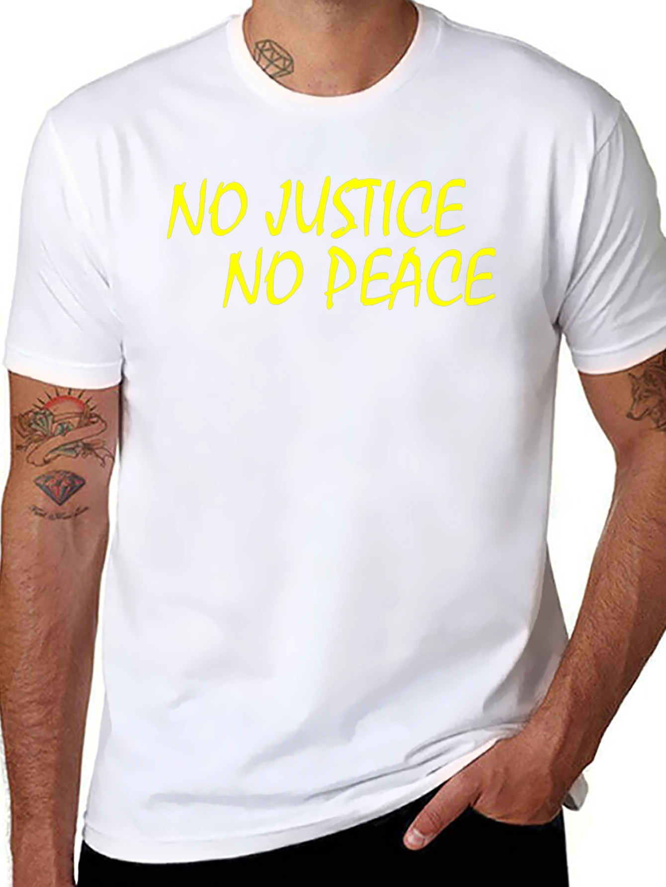 No Justice No Peace T-Shirt Protest BLM