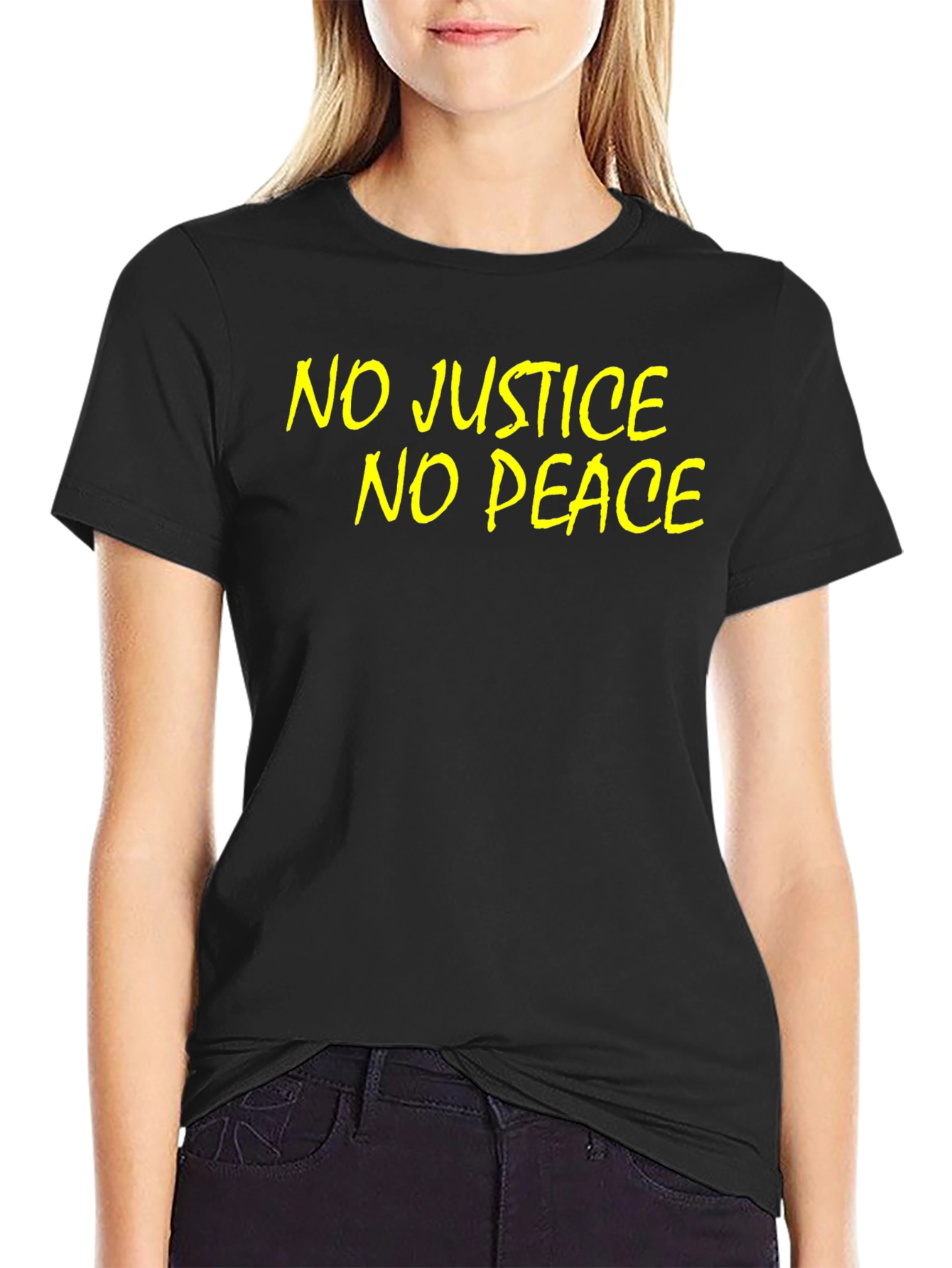 No Justice No Peace T-Shirt Protest BLM