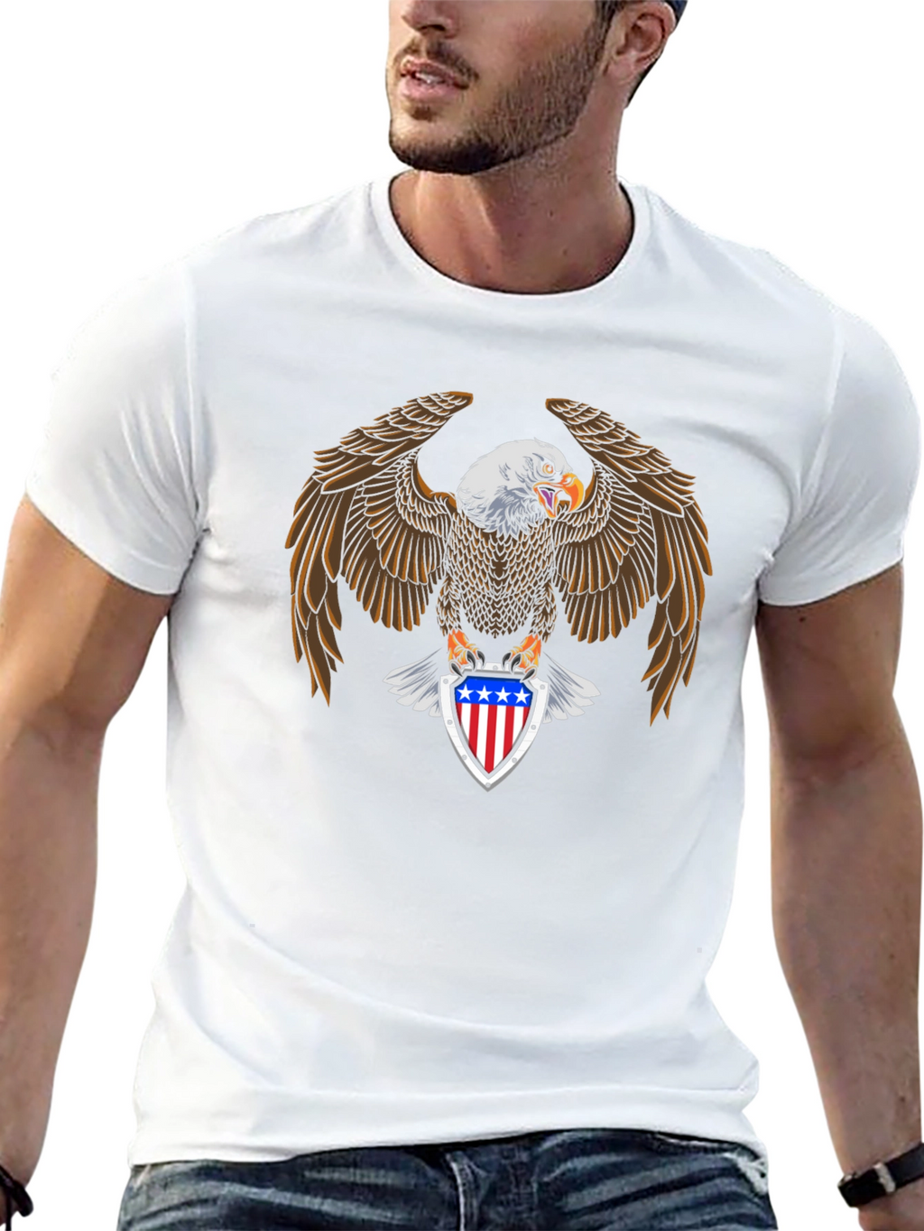 American Eagle Shield Graphic Tee
