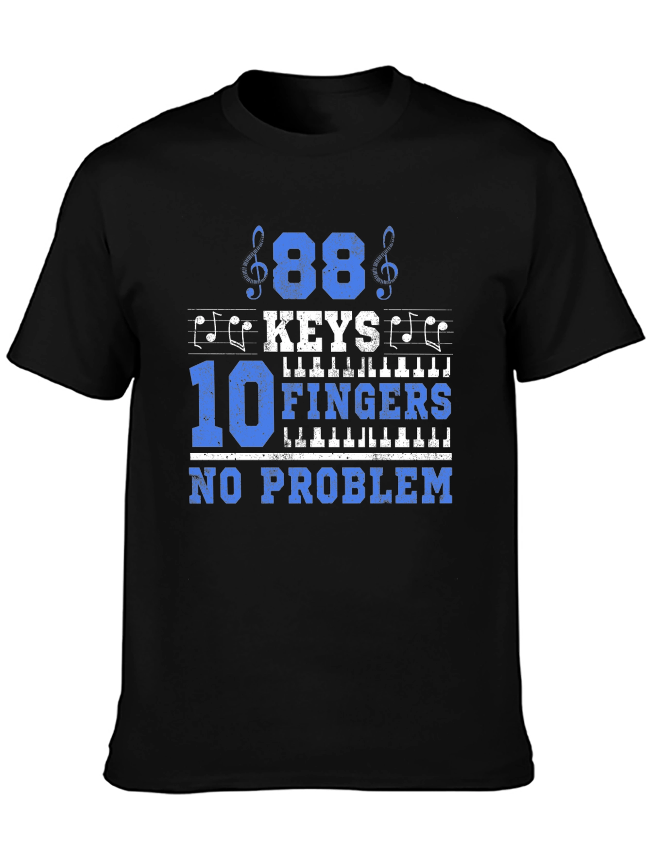 88 Keys 10 Fingers Music Lover T-Shirt