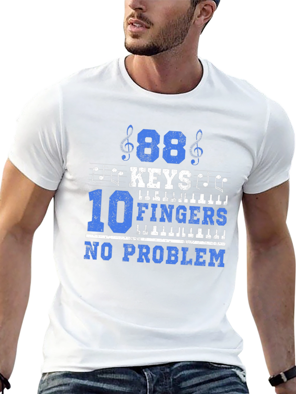 88 Keys 10 Fingers Music Lover T-Shirt