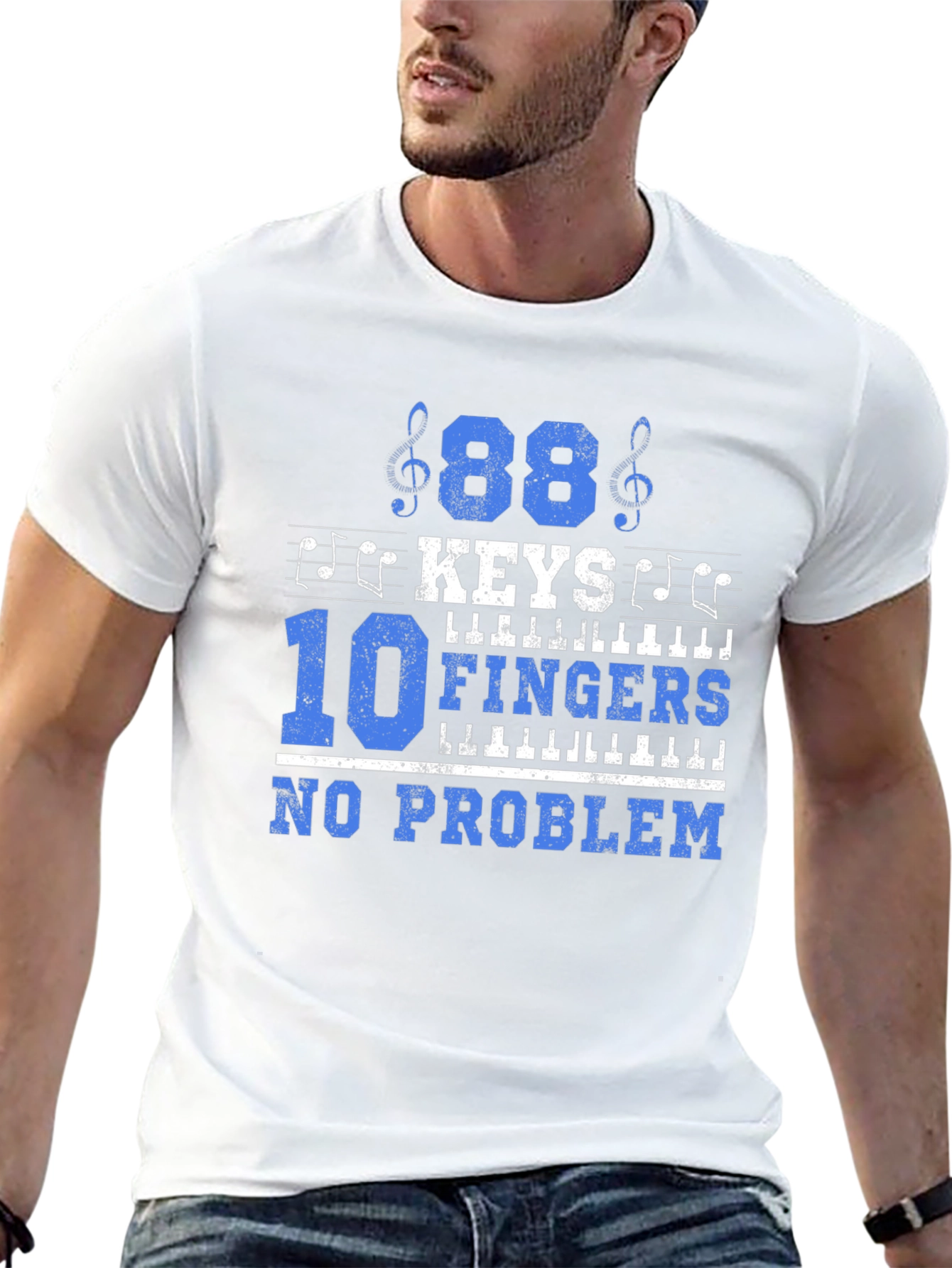 88 Keys 10 Fingers Music Lover T-Shirt