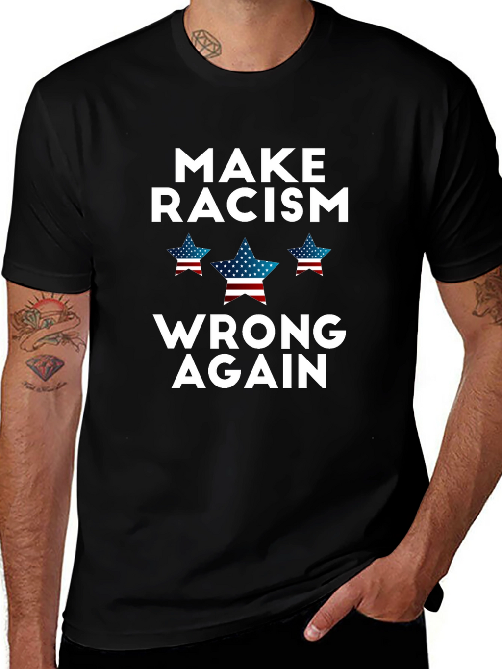 Make Racism Wrong Again Graphic T-Shirt