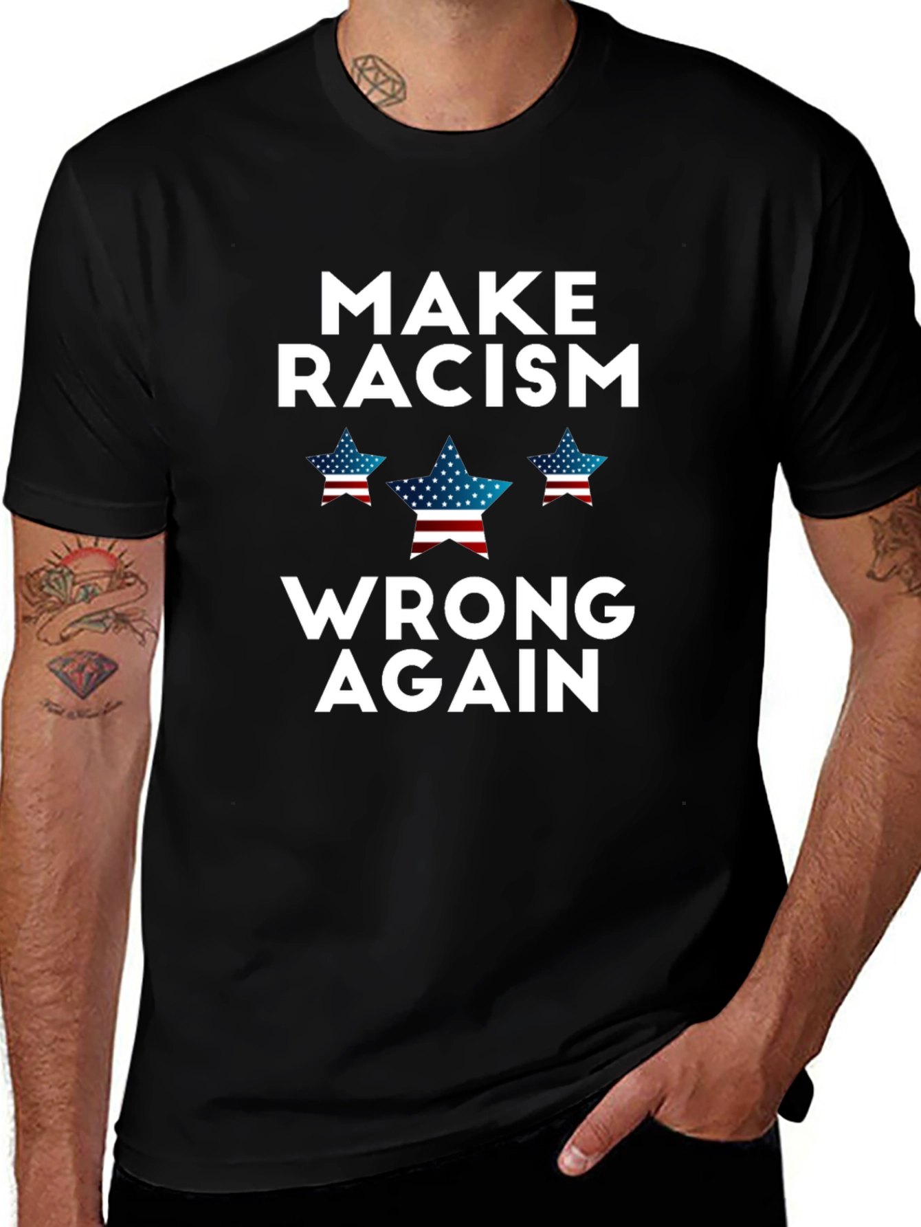 Make Racism Wrong Again Graphic T-Shirt
