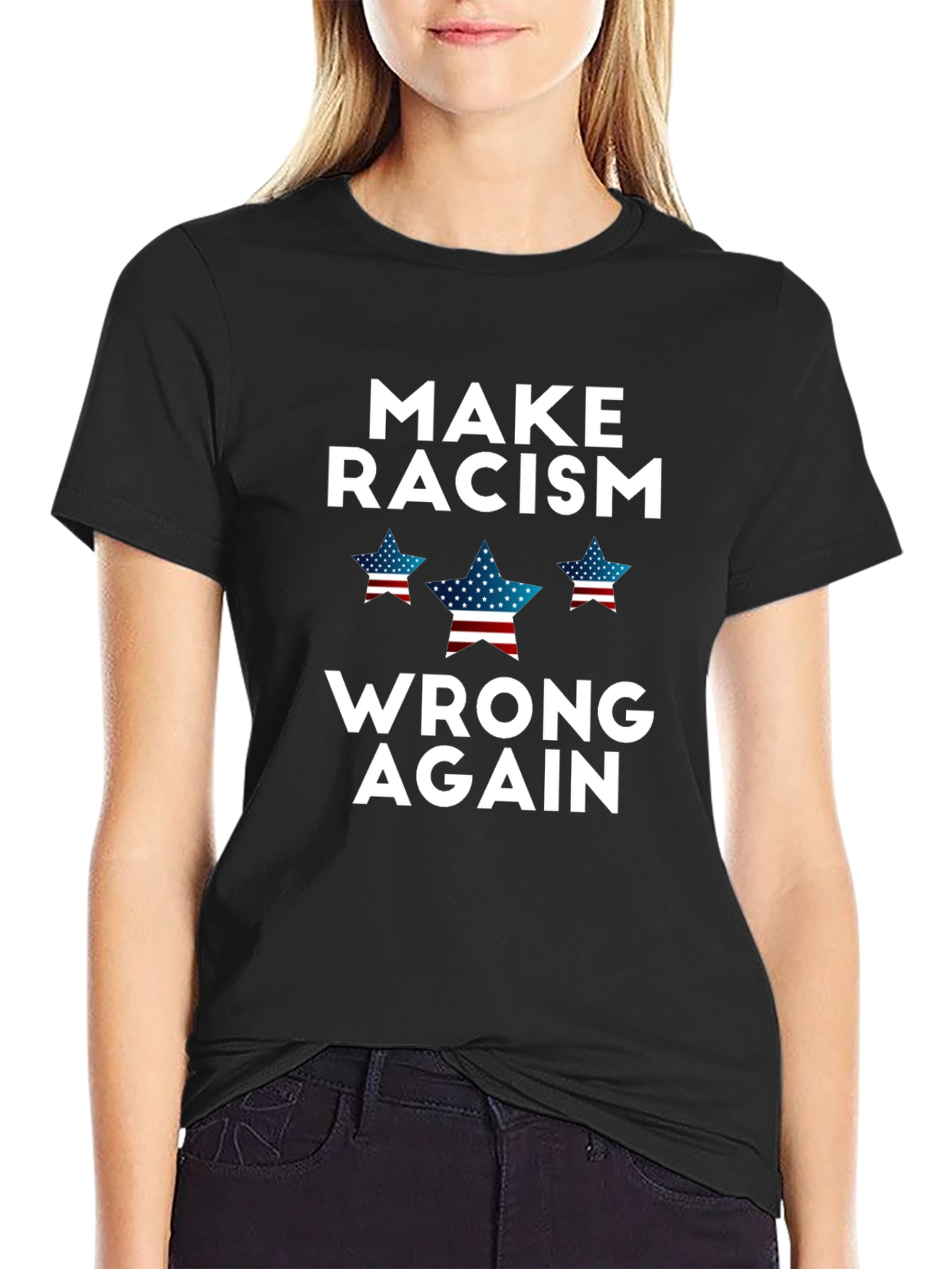 Make Racism Wrong Again Graphic T-Shirt