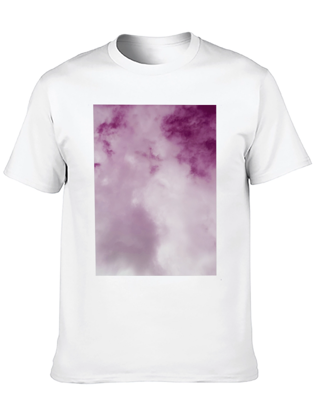 Purple Cloud Graphic T-Shirt