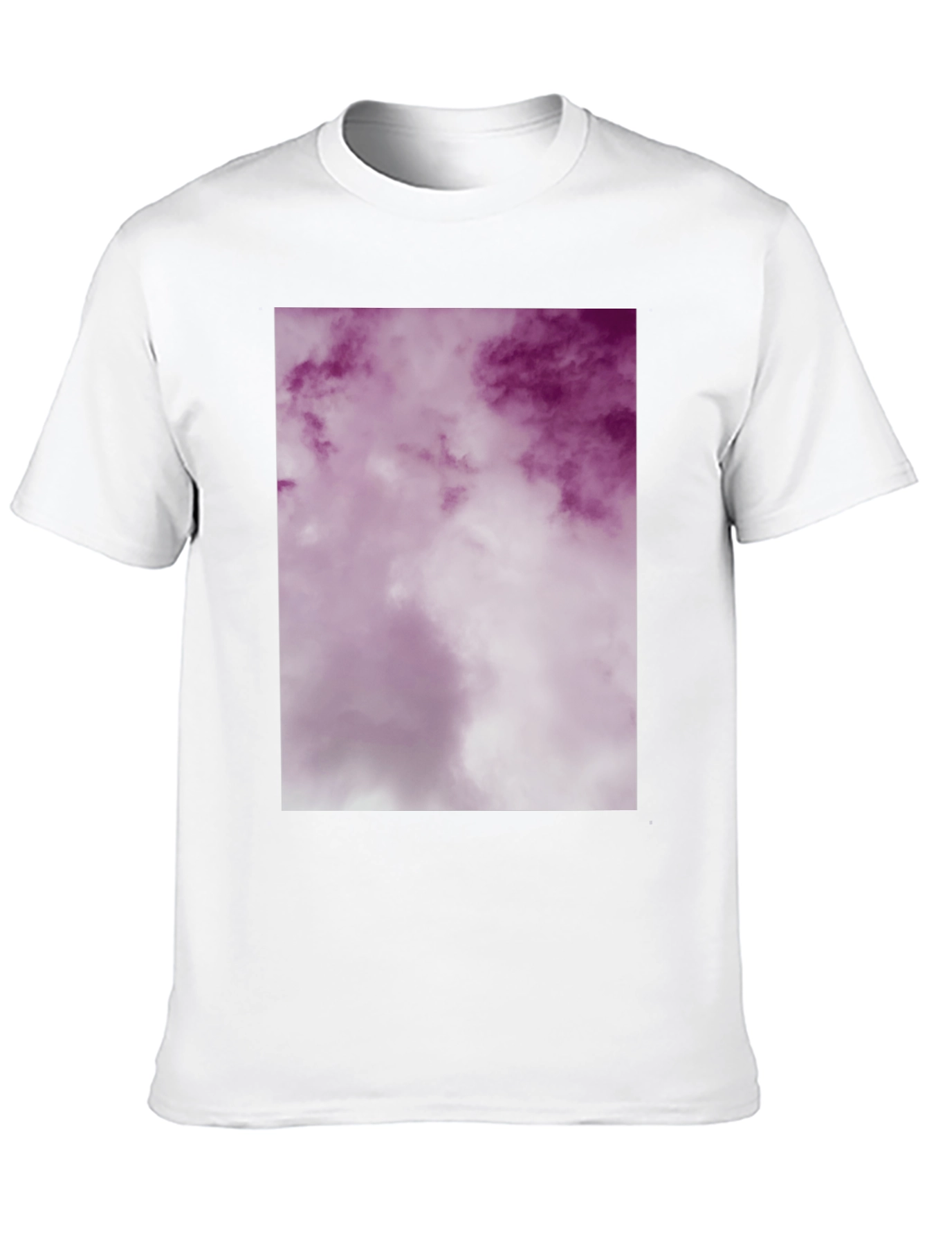 Purple Cloud Graphic T-Shirt