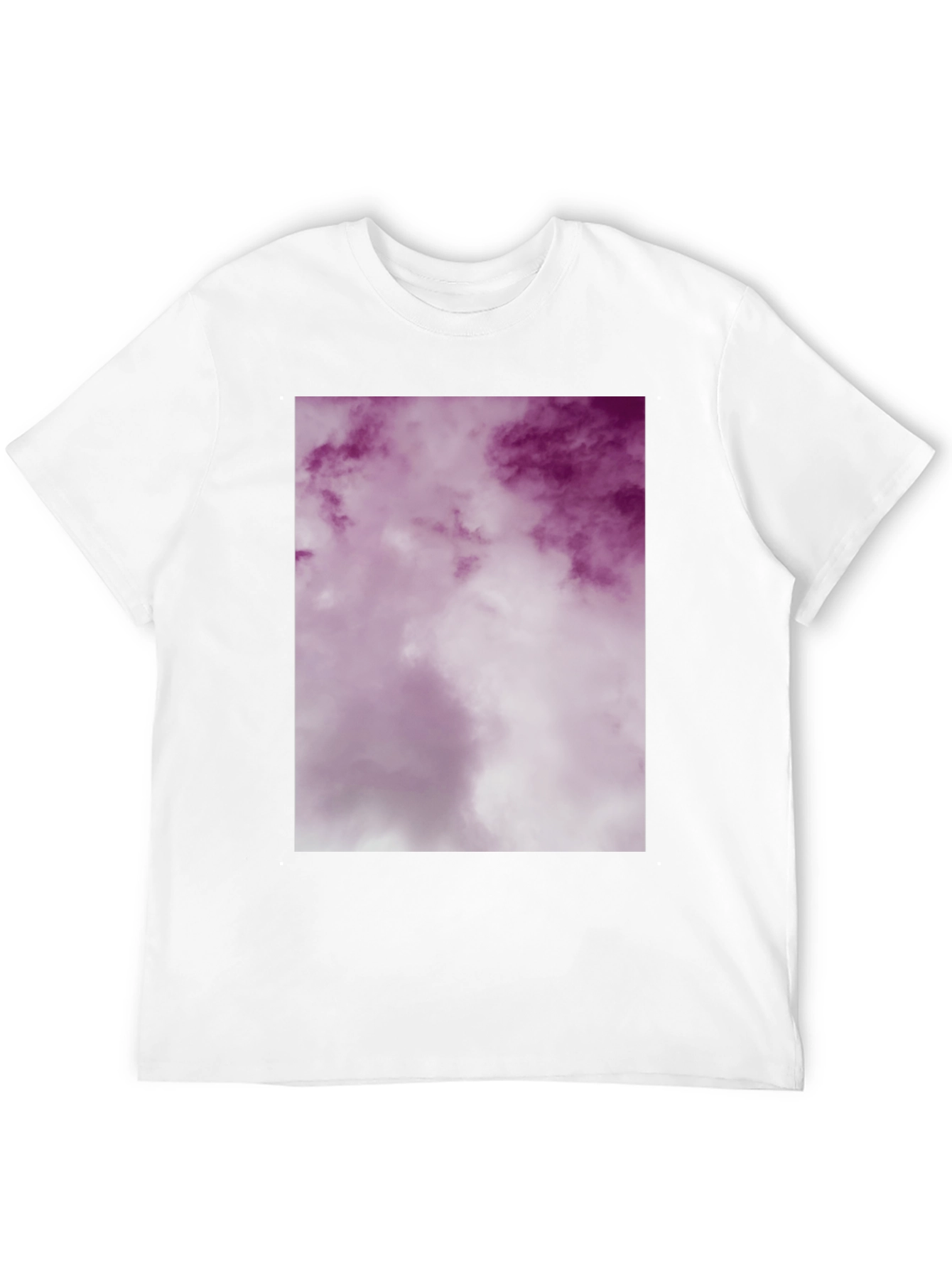 Purple Cloud Graphic T-Shirt