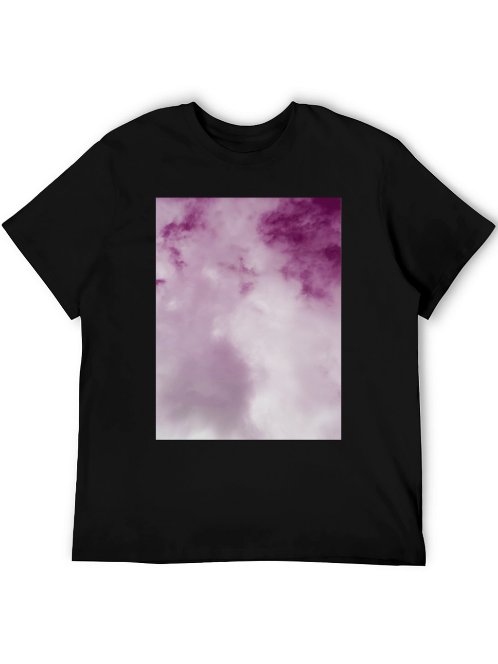 Purple Cloud Graphic T-Shirt