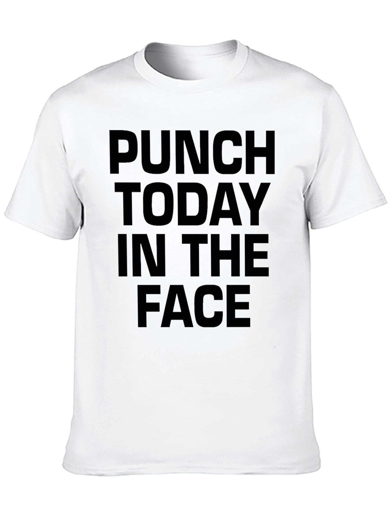 Punch Today in the Face Graphic Tee - Black