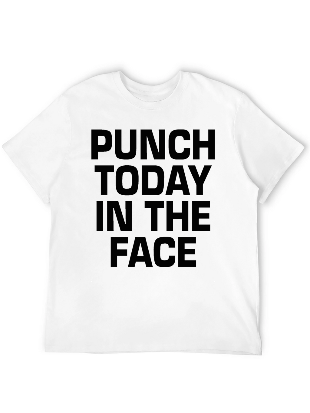 Punch Today in the Face Graphic Tee - Black