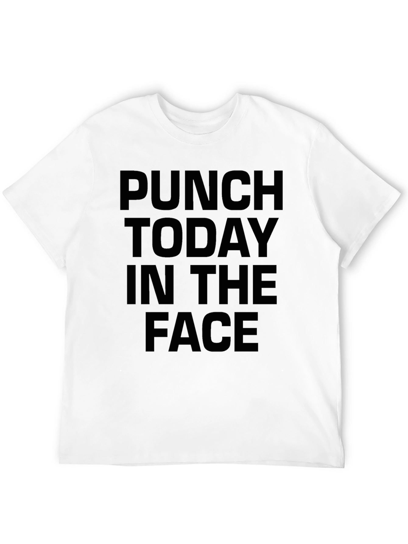 Punch Today in the Face Graphic Tee - Black